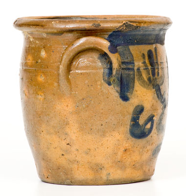 Rare Miniature Ohio Stoneware Jar, possibly Asa E. Spencer, Portage County