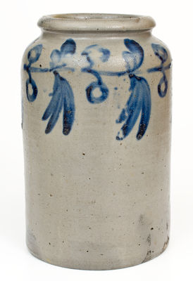 One-Gallon attrib. Henry H. Remmey (Philadelphia, PA) Stoneware Jar, c1835