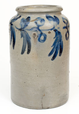 One-Gallon attrib. Henry H. Remmey (Philadelphia, PA) Stoneware Jar, c1835