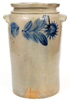 B.C. MILBURN / ALEXA (Alexandria, VA) Stoneware Jar, circa 1845