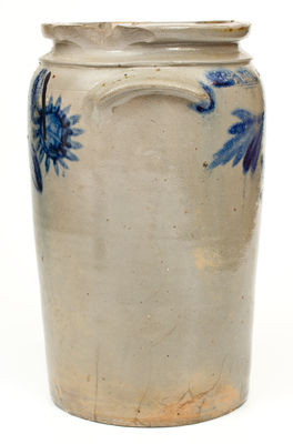 B.C. MILBURN / ALEXA (Alexandria, VA) Stoneware Jar, circa 1845