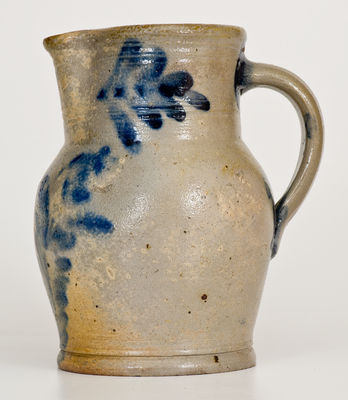 Quart-Sized Stoneware Pitcher attrib. Richard C. Remmey, Philadelphia, PA, circa 1870