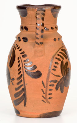 Fine Tanware Pitcher, New Geneva or Greensboro, Pennsylvania