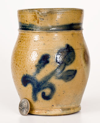 6" Tall Stoneware Pitcher, probably Midwestern origin