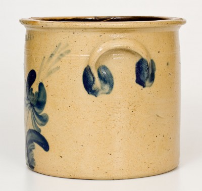 Scarce JOHN YOUNG & CO. (Harrisburg, PA) Stoneware Crock