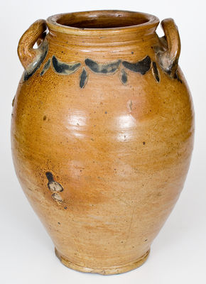 Unusual COMMERAW'S STONEWARE Jar (Lower East Side, New York City)