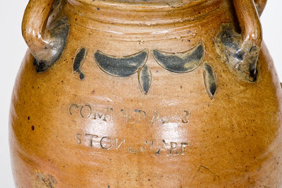 Unusual COMMERAW S STONEWARE Jar (Lower East Side, New York City)