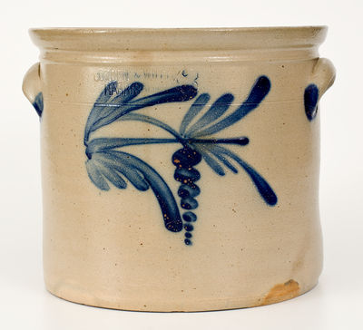 COWDEN & WILCOX / HARRISBURG, PA Stoneware Crock