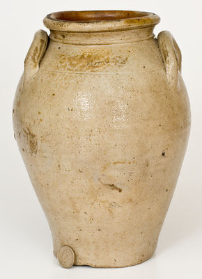 Early BOSTON Stoneware Jar (Frederick Carpenter, early 19th century)