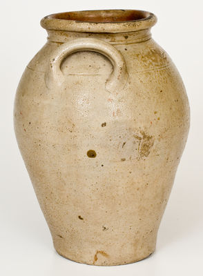 Early BOSTON Stoneware Jar (Frederick Carpenter, early 19th century)