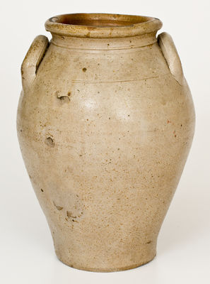 Early BOSTON Stoneware Jar (Frederick Carpenter, early 19th century)