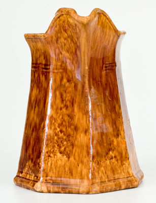 John Bell / Waynesboro, PA Octagonal Redware Pitcher
