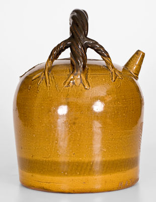 Extremely Rare Signed H.A. Rhodenbaugh, Akron, Ohio Presentation Harvest Jug