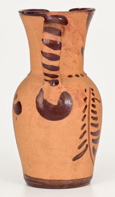 Tanware Pitcher, New Geneva or Greensboro, Pennsylvania origin