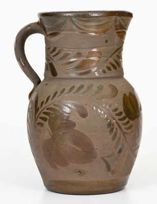 Tanware Pitcher, New Geneva or Greensboro, PA origin