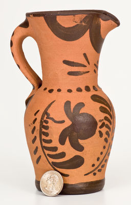 Tanware Pitcher, New Geneva or Greensboro, Pennsylvania