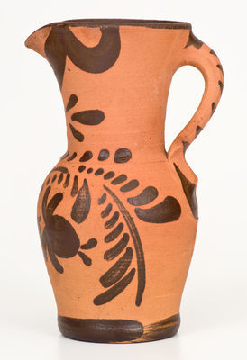 Tanware Pitcher, New Geneva or Greensboro, Pennsylvania