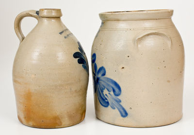 Two Pieces of Central PA Stoneware, circa 1865-1875