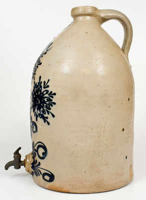 Profusely-Decorated Stoneware "Gin" Cooler, Northeastern U.S. origin, circa 1850