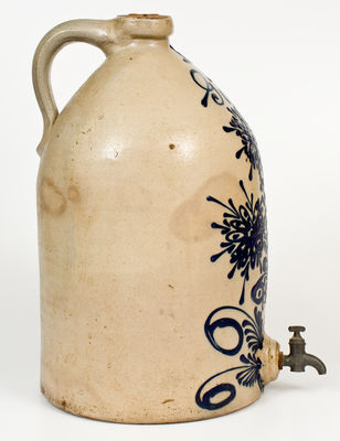 Profusely-Decorated Stoneware "Gin" Cooler, Northeastern U.S. origin, circa 1850