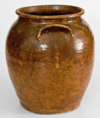 5 Gal. David Drake Stoneware Jar Inscribed "Lm / Aug 1, 1855"