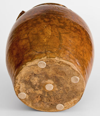 5 Gal. David Drake Stoneware Jar Inscribed "Lm / Aug 1, 1855"