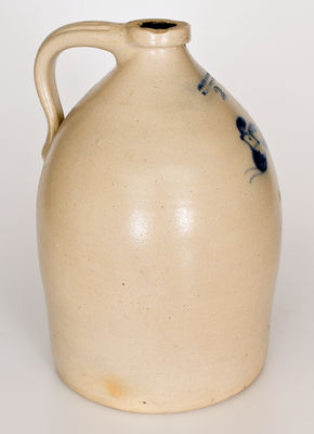 JULIUS NORTON / BENNINGTON, VT Stoneware Rabbit Jug, 1841-1844
