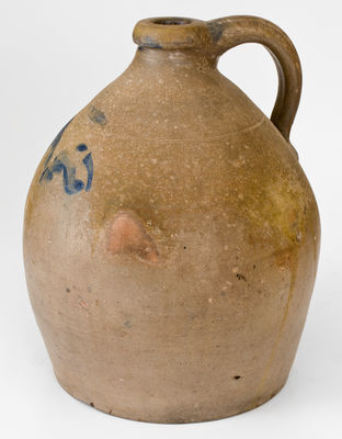 I.V. MACHETT (Cornwall, NY) Stoneware Jug, 1859-67