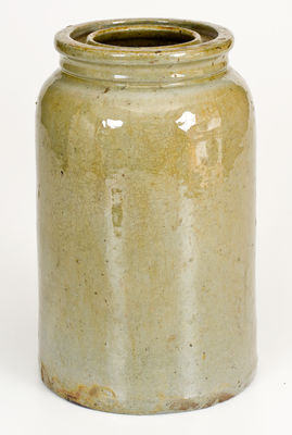 Alkaline-Glazed JOHN BELL (Waynesboro, PA) Stoneware Canning Jar