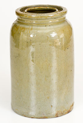 Alkaline-Glazed JOHN BELL (Waynesboro, PA) Stoneware Canning Jar
