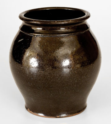 I. BELL (John Bell, Waynesboro, PA) Redware Jar, circa 1840