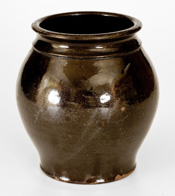 I. BELL (John Bell, Waynesboro, PA) Redware Jar, circa 1840
