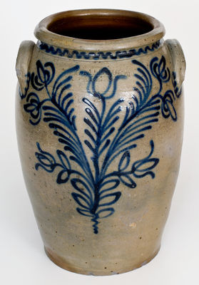 B.C. MILBURN / ALEXA (Alexandria, Virginia) Slip-Trailed Stoneware Jar