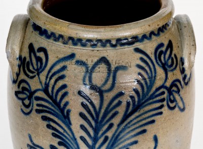 Exceptional B.C. Milburn, Alexandria, Virginia, Stoneware Jar