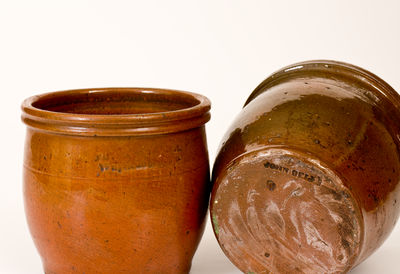 Two Bell Pottery (Waynesboro, PA) Redware Jars