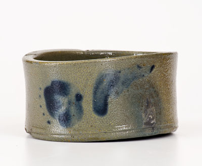 Very Rare JOHN BELL / WAYNESBORO Diminutive Stoneware Butter Tub