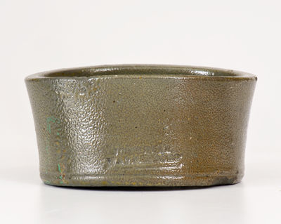 Very Rare JOHN BELL / WAYNESBORO Diminutive Stoneware Butter Tub