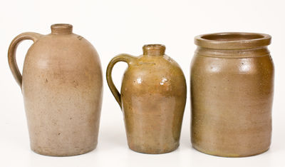 Three Pieces of JOHN BELL / WAYNESBORO Stoneware