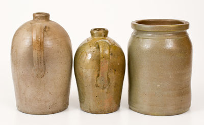 Three Pieces of JOHN BELL / WAYNESBORO Stoneware