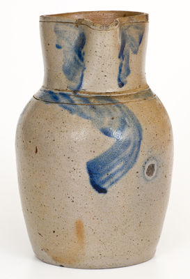 Cobalt-Decorated Stoneware Pitcher, Parr Family, Baltimore, MD or Richmond, VA