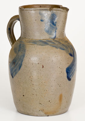 Cobalt-Decorated Stoneware Pitcher, Parr Family, Baltimore, MD or Richmond, VA