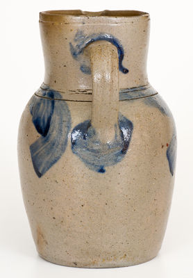 Cobalt-Decorated Stoneware Pitcher, Parr Family, Baltimore, MD or Richmond, VA