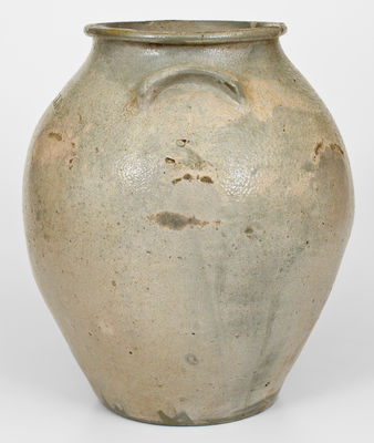 Scarce L. MARSILLIOT (Euclid, OH) Salt-Glazed Stoneware Jar