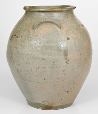 Scarce L. MARSILLIOT (Euclid, OH) Salt-Glazed Stoneware Jar