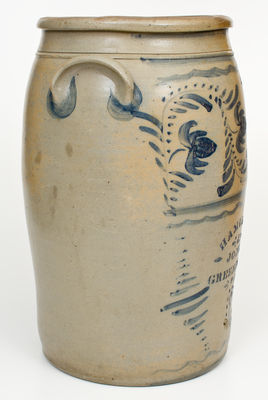 Fine 8-Gallon Hamilton & Jones / Greensboro, PA Stoneware Jar