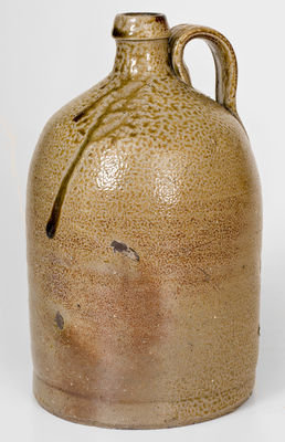 Half-Gallon J.M. YOW (Erect, Randolph County, NC) Stoneware Jug