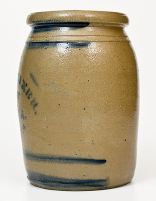 L.B. DILLINER / NEW GENEVA / PA Stoneware Jar