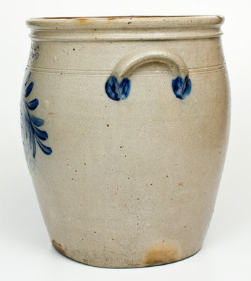 Six-Gallon COWDEN & WILCOX / HARRISBURG, PA Stoneware Grapes Crock