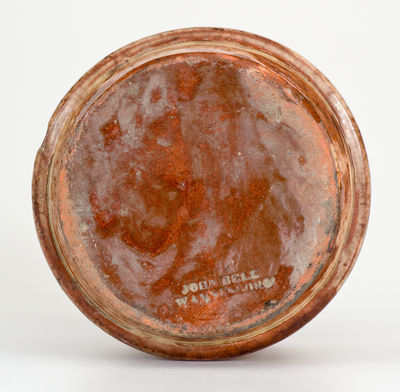 JOHN BELL / WAYNESBORO Redware Flowerpot