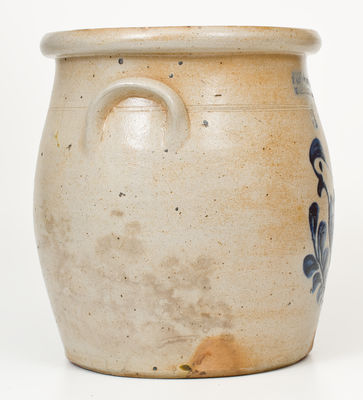 F.B. NORTON & CO. / WORCESTER, MA Stoneware Parrot Crock